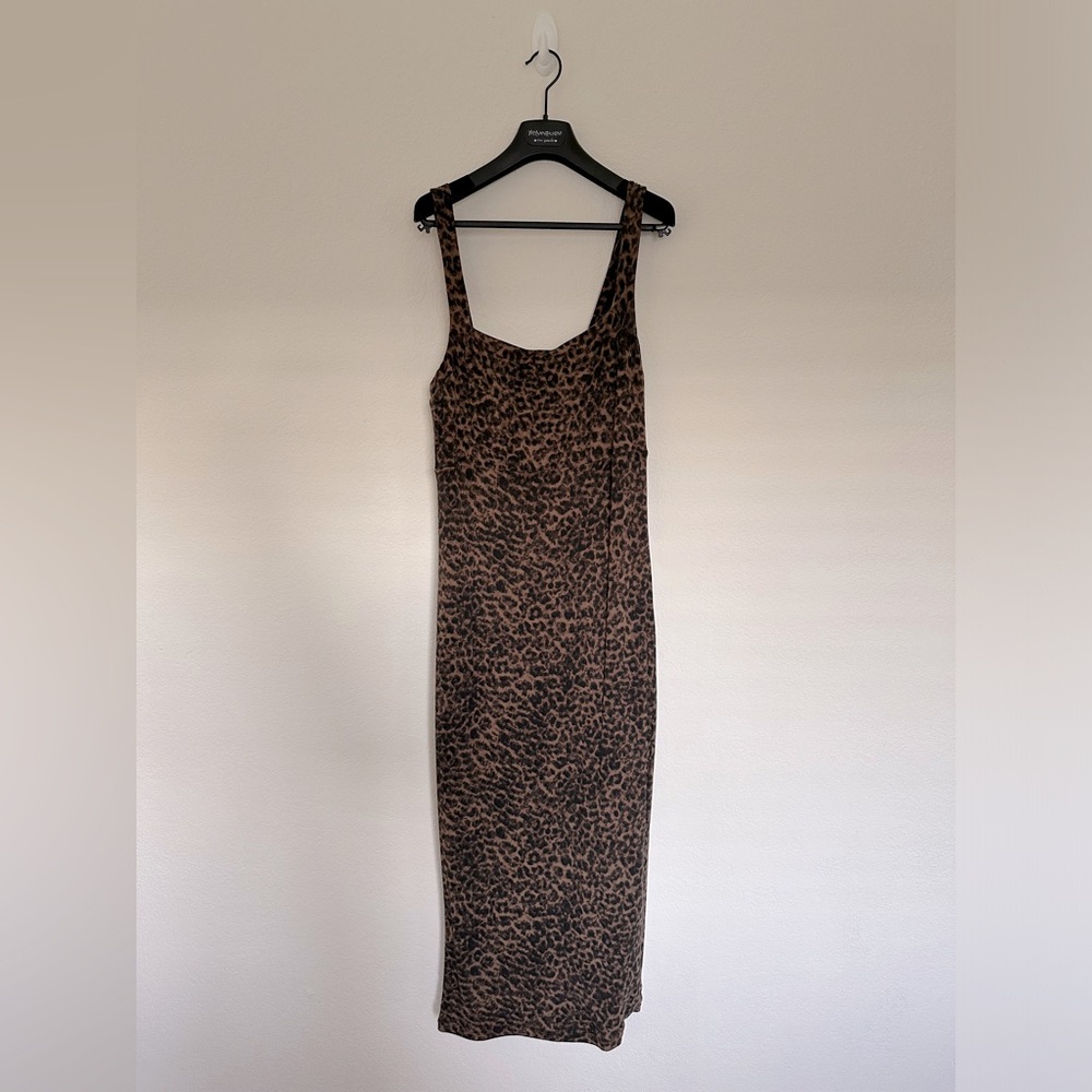 Good American animal print bodycon dress